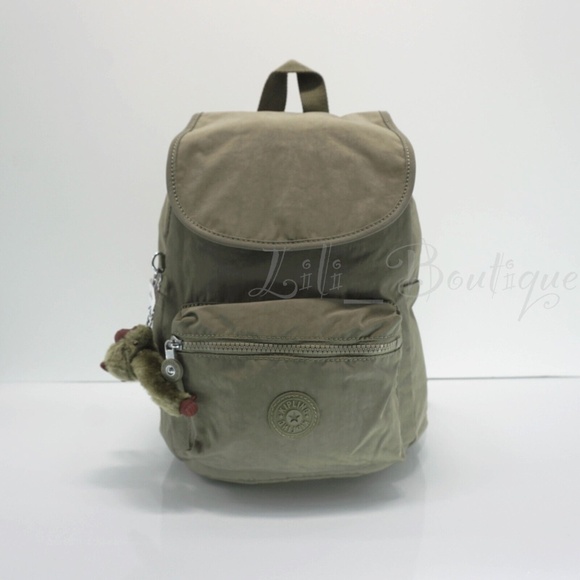 Kipling Ezra S Small Backpack Travel Bag Polyester KI1945 Hiker Green $109 NWT - Picture 1 of 10